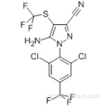 1H-pirazolo-3-karbonitryl, 5-amino-1- [2,6-dichloro-4- (trifluorometylo) fenylo] -4 - [(trifluorometylo) tio] - CAS 120067-83-6